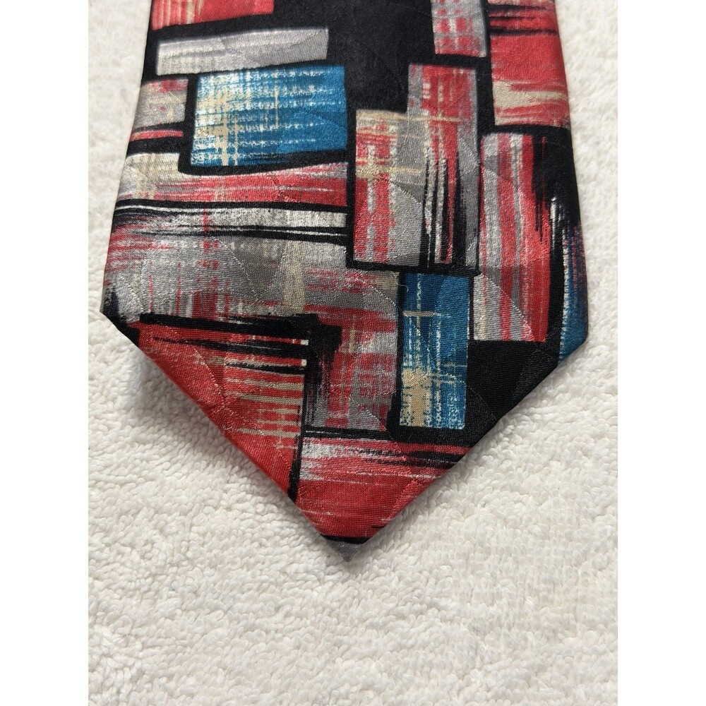 The Executive Suite Men’s Necktie Italian Silk Wearable Art New York Tie 60x3.75